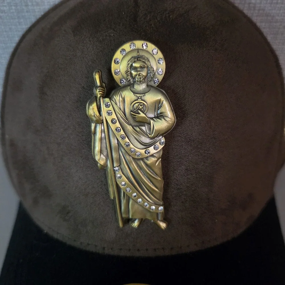 New Florence Caps Special Edition San Judas Ballcap‎ Black & Brown
